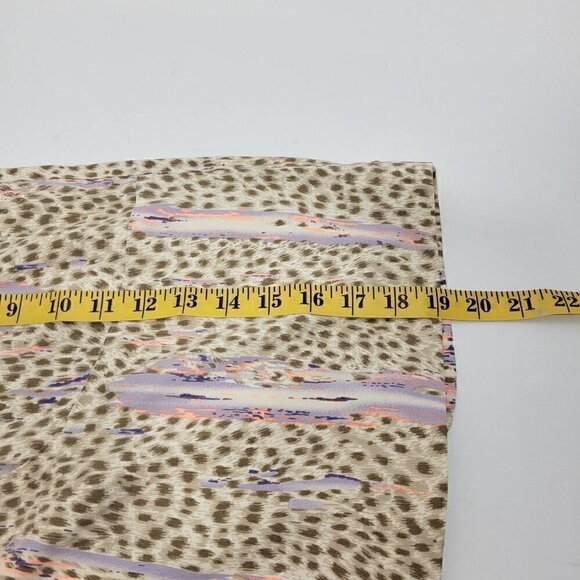 DKNY Women's Animal Prink Golf Skort With Front Zip Pockets Size 18 - Picture 12 of 13